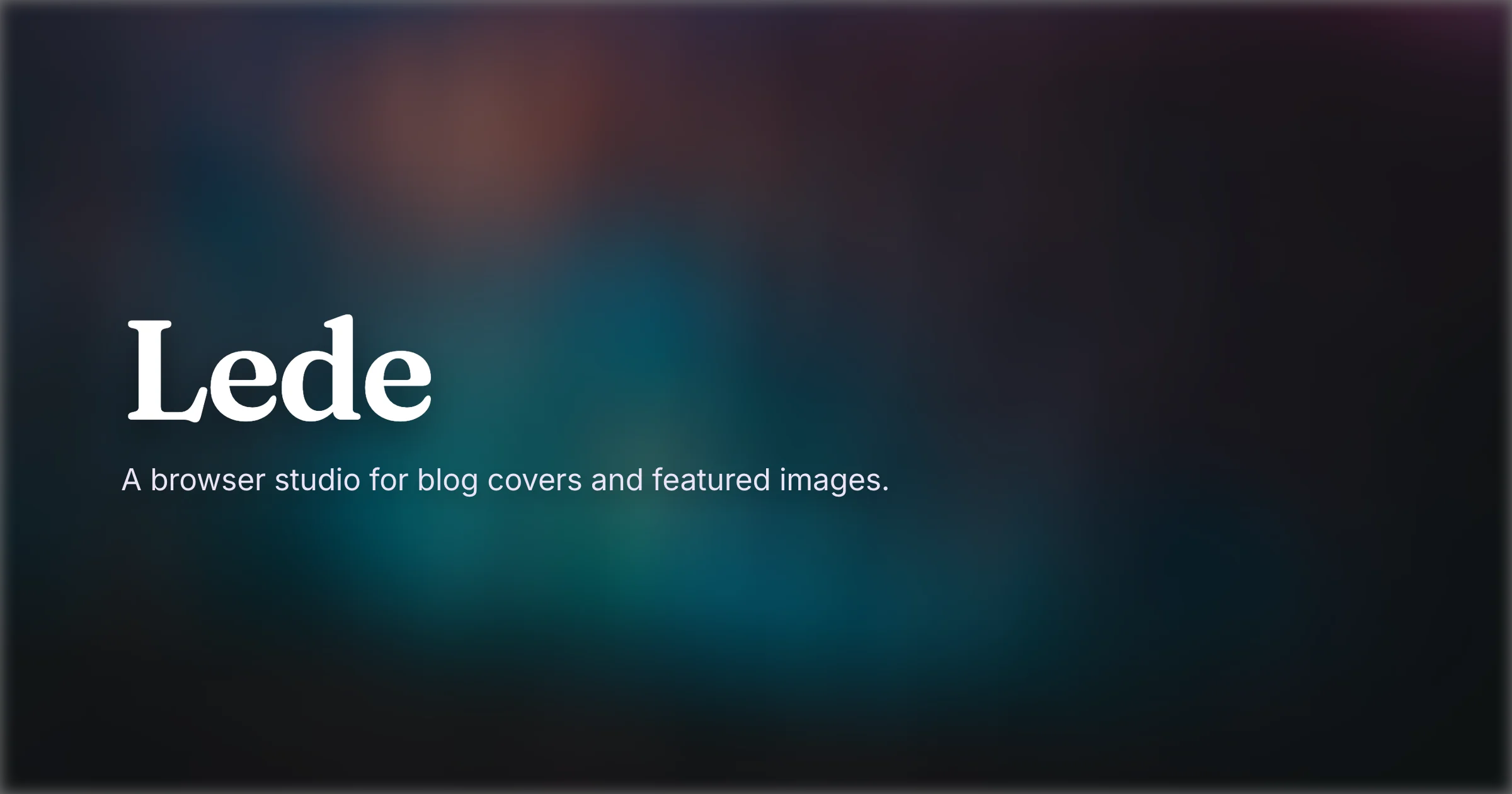 Introducing - Lede